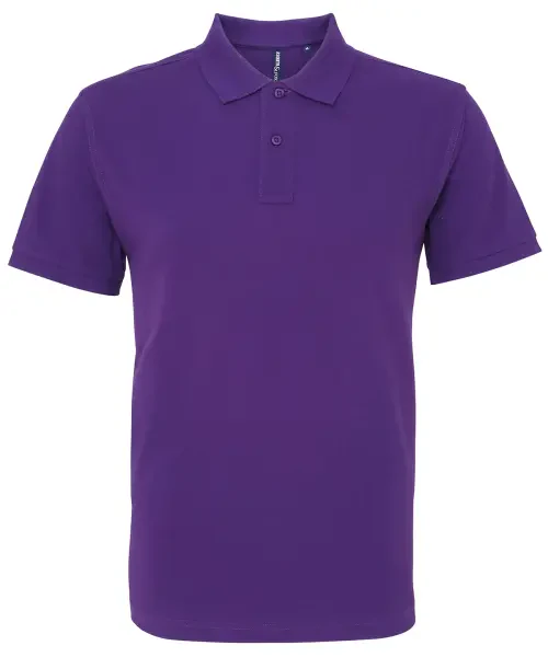 Asquith & Fox Men's Classic Fit Polo Purple