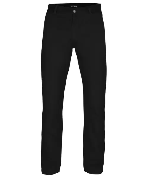 Asquith & Fox Men's Classic Fit Chinos Black