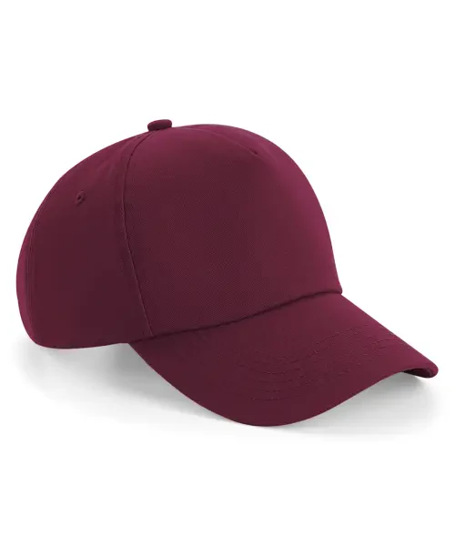 Beechfield Authentic 5-Panel Cap Burgundy