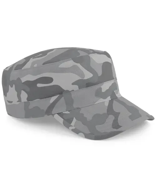 Beechfield Camo Army Cap Arctic