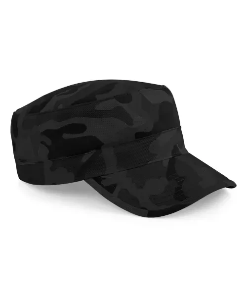 Beechfield Camo Army Cap Midnight