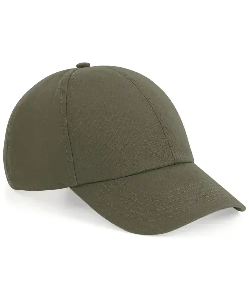 Beechfield Organic Cotton 6-Panel Cap Olive Green