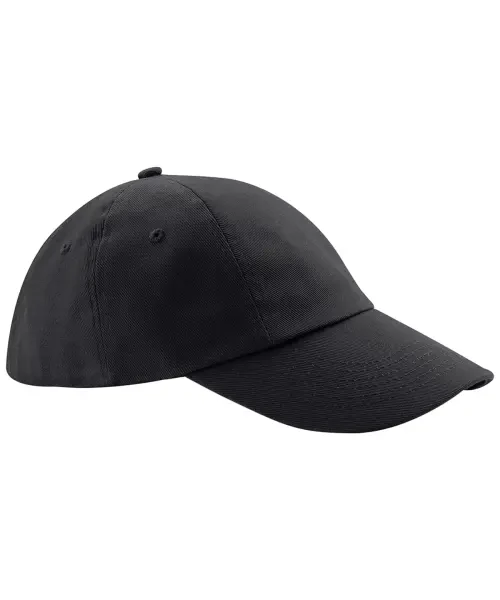 Beechfield Low-Profile Heavy Cotton Drill Cap Black