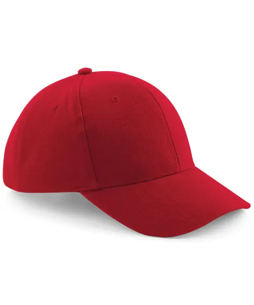 Beechfield Pro-Style Heavy Brushed Cotton Cap Classic Red