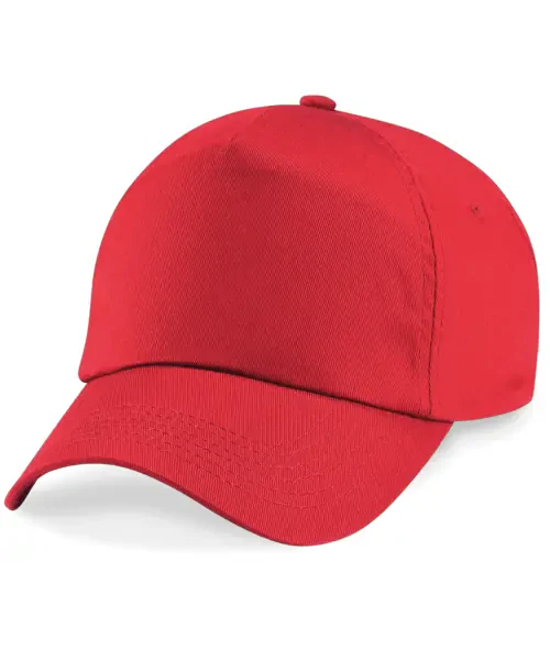 Beechfield Junior Original 5-Panel Cap Bright Red