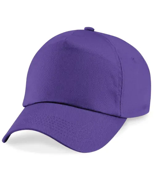 Beechfield Junior Original 5-Panel Cap Purple