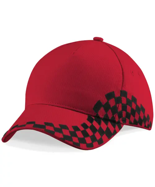 Beechfield Grand Prix Cap Classic Red