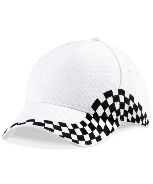 Beechfield Grand Prix Cap White