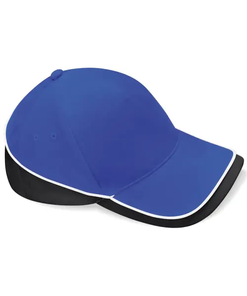 Beechfield Teamwear Competition Cap Bright Royal/Black/White