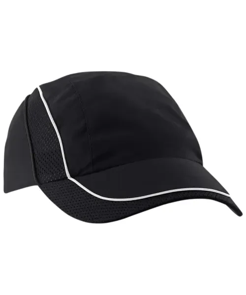 Beechfield Coolmax Flow Mesh Cap Black