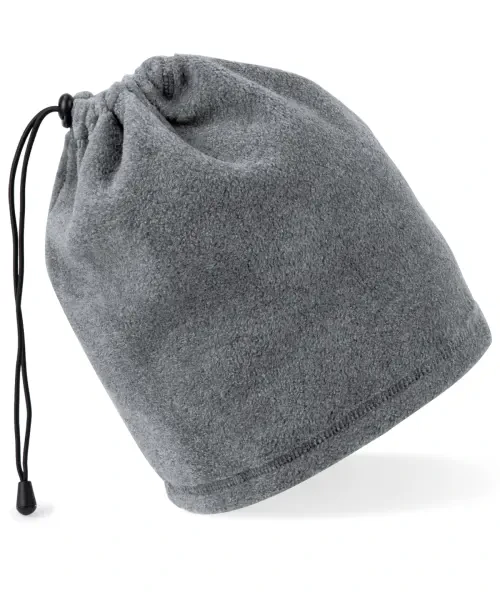 Beechfield Suprafleece Snood and Hat Combo Charcoal