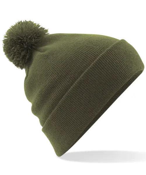 Beechfield Original Pom Pom Beanie Moss Green