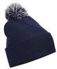 Beechfield Snowstar Beanie French Navy/light Grey