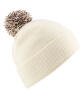 Beechfield Snowstar Beanie Off White/mocha