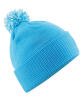 Beechfield Snowstar Beanie Surf Blue/off White