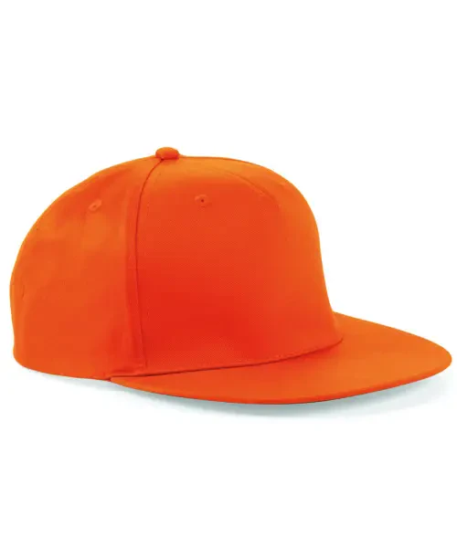 Beechfield 5-Panel Snapback Rapper Cap Orange