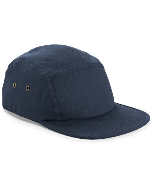 Beechfield Canvas 5-Panel Camper Cap Navy