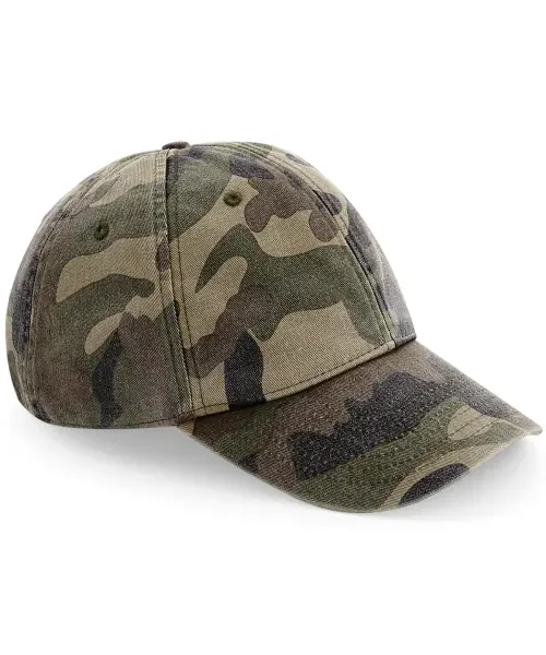 Beechfield Low-Profile Vintage Cap Jungle Camo