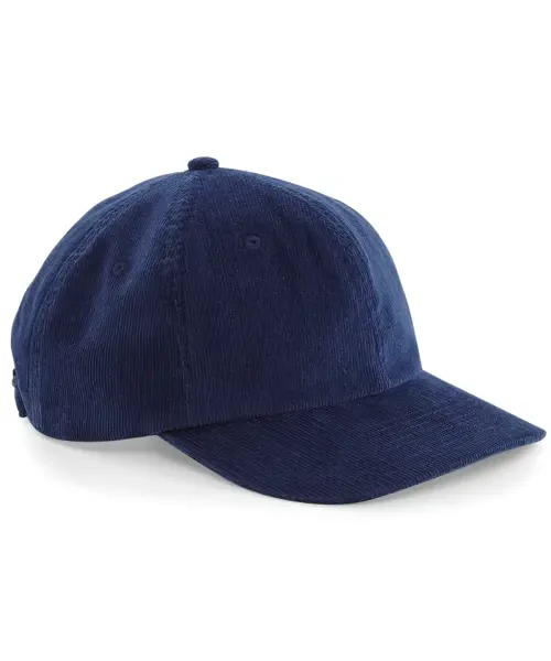 Beechfield Heritage Cord Cap Oxford Navy