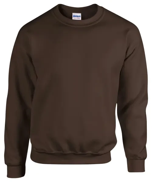 Gildan Heavy Blend Adult Crew Neck Sweatshirt Dark Chocolate