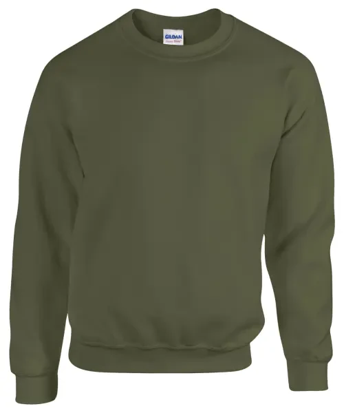 Gildan Heavy Blend Adult Crew Neck Sweatshirt Military Green