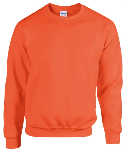 Gildan Heavy Blend Adult Crew Neck Sweatshirt Orange