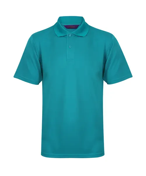 Henbury Coolplus Polo Shirt Bright Jade