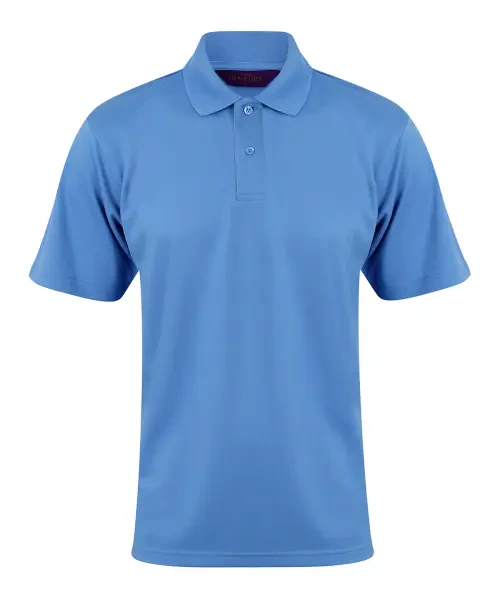 Henbury Coolplus Polo Shirt Mid Blue