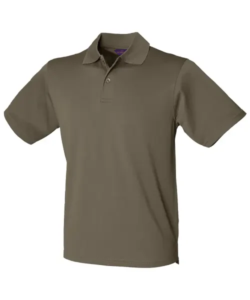 Henbury Coolplus Polo Shirt Olive