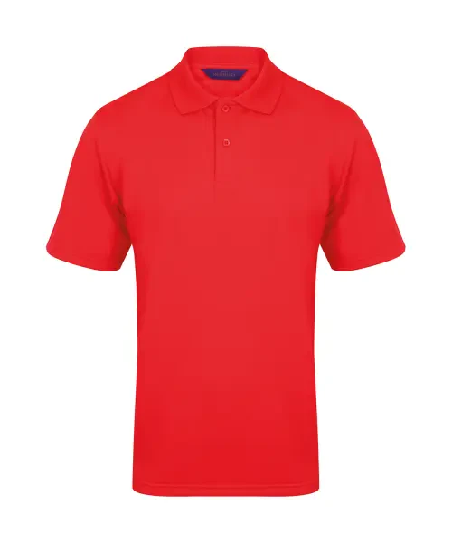 Henbury Coolplus Polo Shirt Red