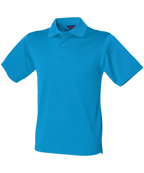 Henbury Coolplus Polo Shirt Sapphire Blue