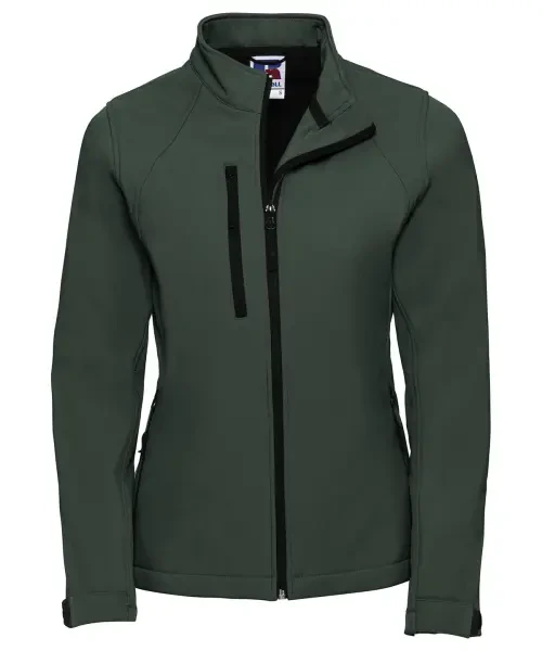 Russell Europe Women's Softshell Jacket Bottle Green