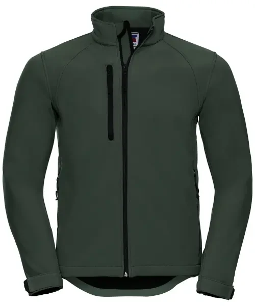 Russell Europe Softshell Jacket Bottle Green