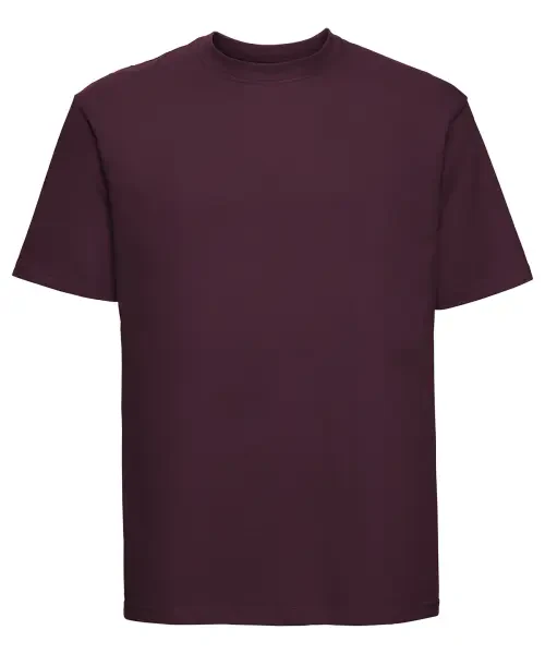 Russell Europe Super Ringspun Classic T-Shirt Burgundy