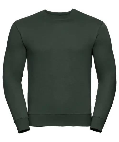 Russell Europe Set-in Sleeve Sweatshirt Bottle Green