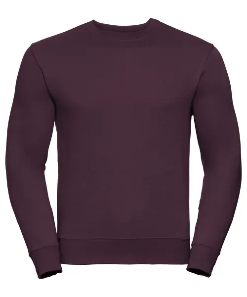 Russell Europe Set-in Sleeve Sweatshirt Burgundy