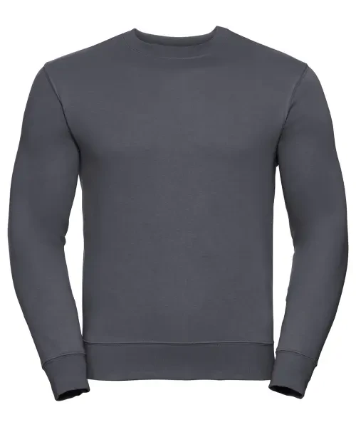 Russell Europe Set-in Sleeve Sweatshirt Convoy Grey