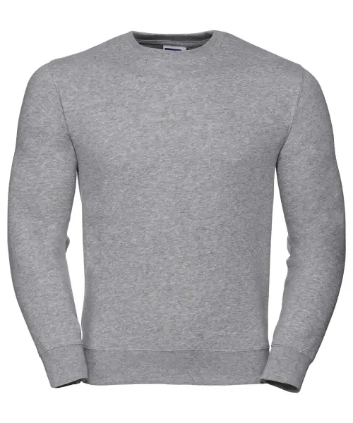 Russell Europe Set-in Sleeve Sweatshirt Light Oxford