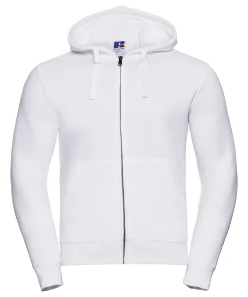 Russell Europe Authentic Zipped Hooded Sweat White