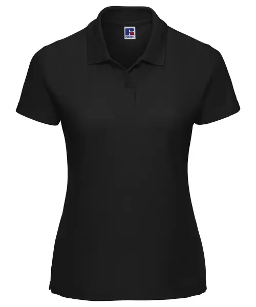 Russell Europe Women's Classic Polycotton Polo Black