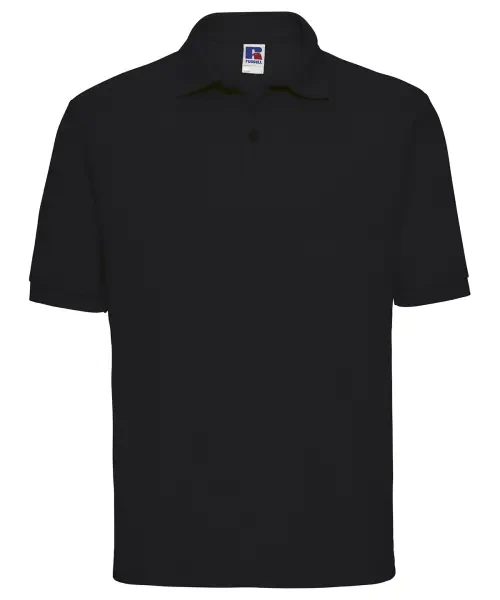 Russell Europe Classic Polycotton Polo Black