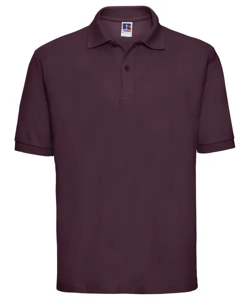 Russell Europe Classic Polycotton Polo Burgundy