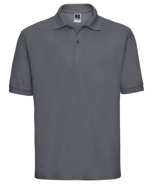 Russell Europe Classic Polycotton Polo Convoy Grey