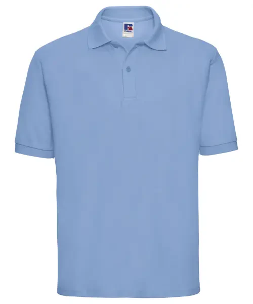 Russell Europe Classic Polycotton Polo Sky