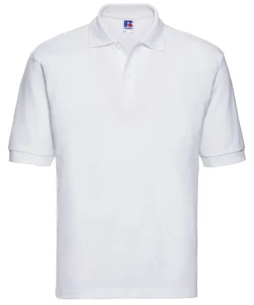 Russell Europe Classic Polycotton Polo White