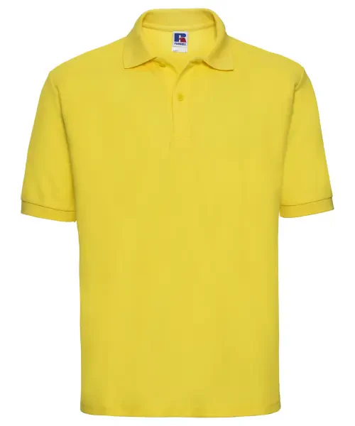 Russell Europe Classic Polycotton Polo Yellow