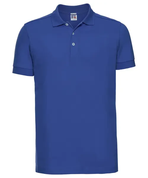 Russell Europe Stretch Polo Azure Blue