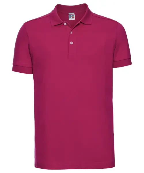 Russell Europe Stretch Polo Fuchsia