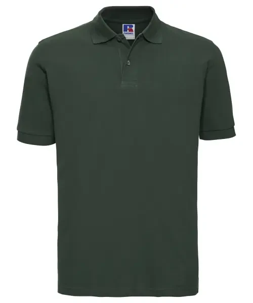 Russell Europe Classic Cotton Piqué Polo Bottle Green