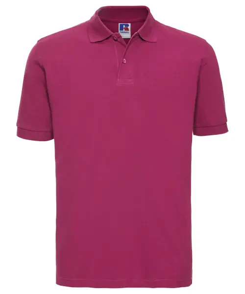 Russell Europe Classic Cotton Piqué Polo Fuchsia